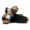 Birkenstock Sydney Lux Buckle Birko-Flor - Metallic Black